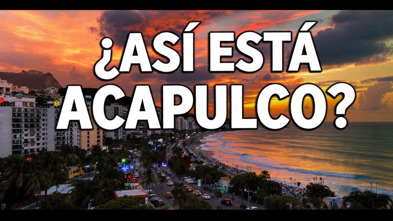 Así está HOY la Costera de Acapulco 🇲🇽 Caminando por la avenida más famosa