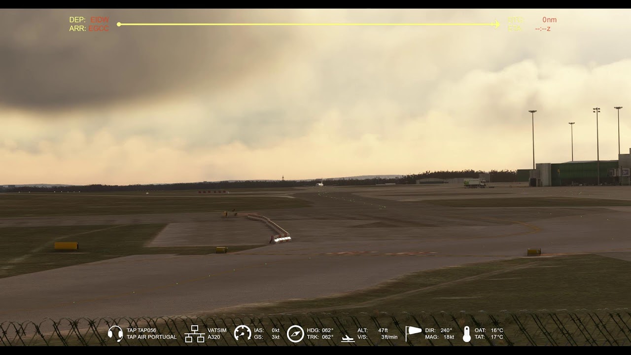 FENIX A320 BFU+Patch as TAP056 Dublin to Manchester