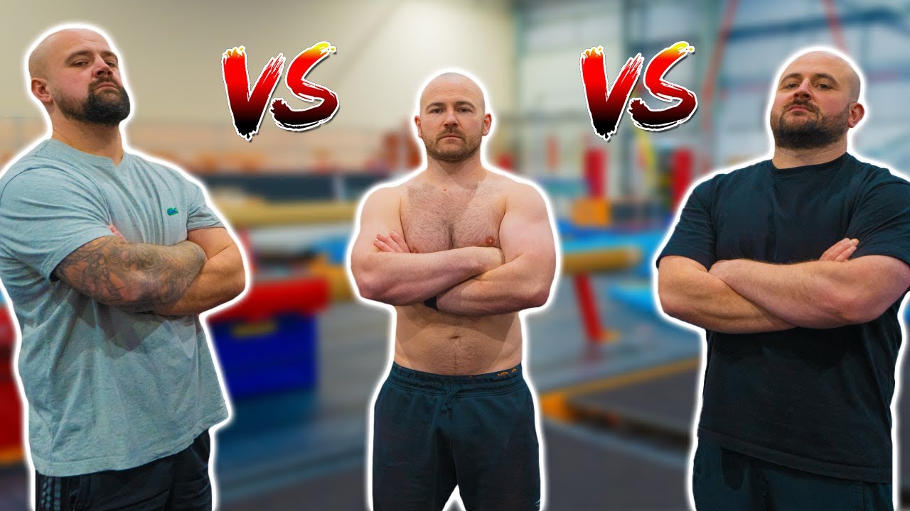 Brother Vs Brother Vs Brother - GYMNASTICS CHALLENGE!