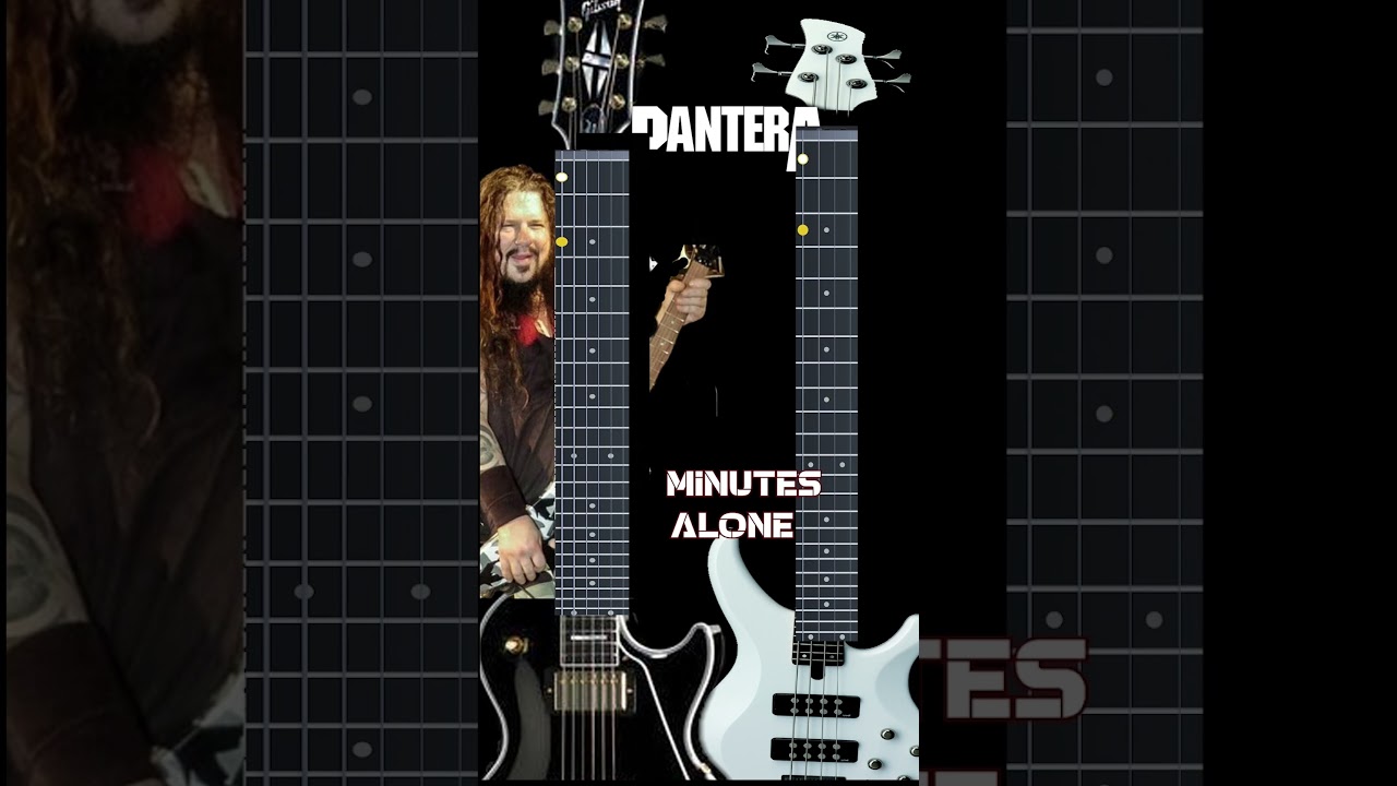 5 Minutes Alone Guitar & Bass Performance | Pantera Riffs in 60 Seconds .