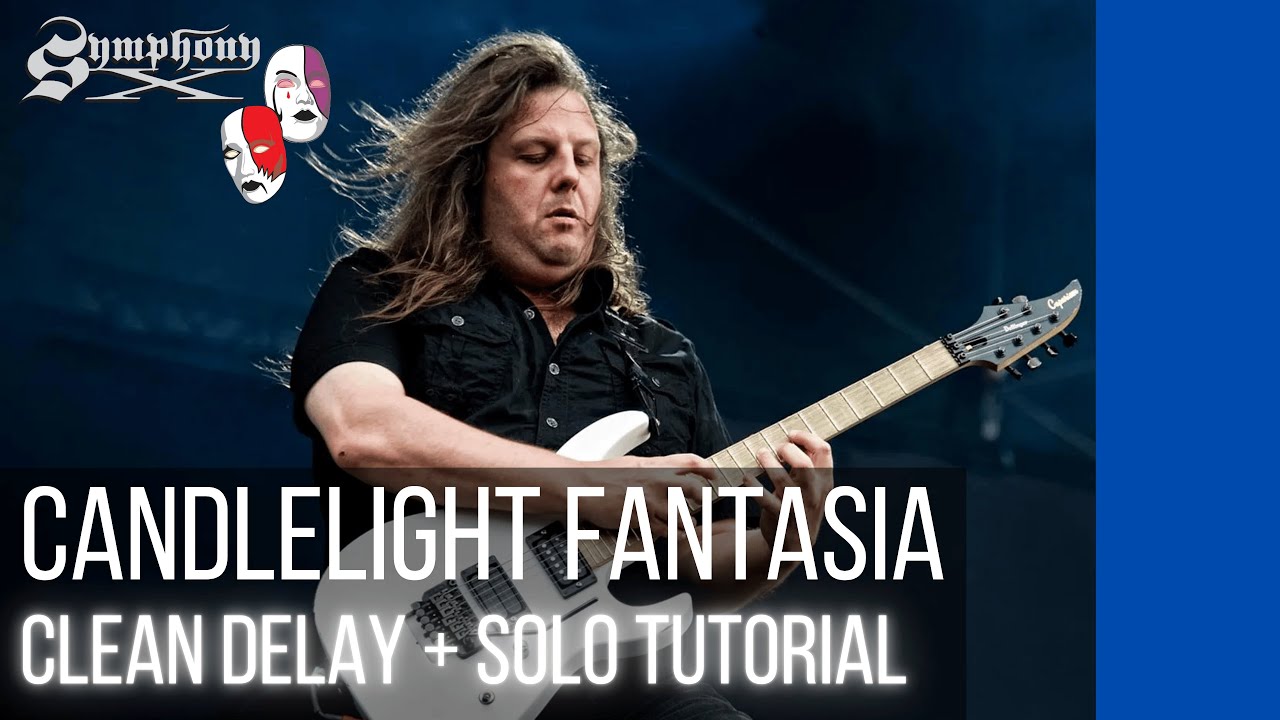 Symphony X Candlelight Fantasia –Verse & Solo  Guitar Tutorial #symphonyx #michaelromeo #quadcortex