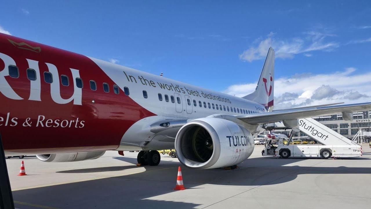 TUIfly (Take Off & Landing) Boeing 737-800 🛬 | Stuttgart - Heraklion International Airport 🇬🇷