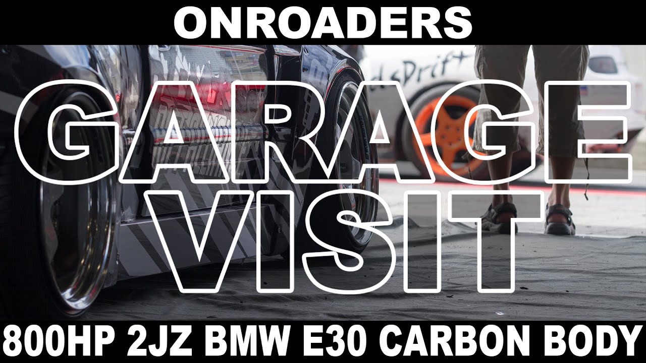 Garage visit: Viktors E30 Carbon Widebody 2JZ Drifter [With Subs]