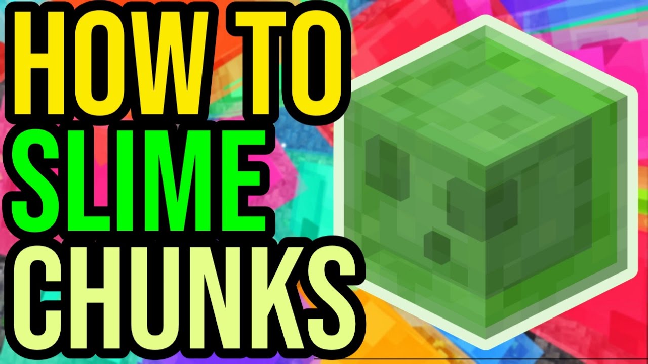 How To a Find SLIME CHUNK In Minecraft Bedrock!