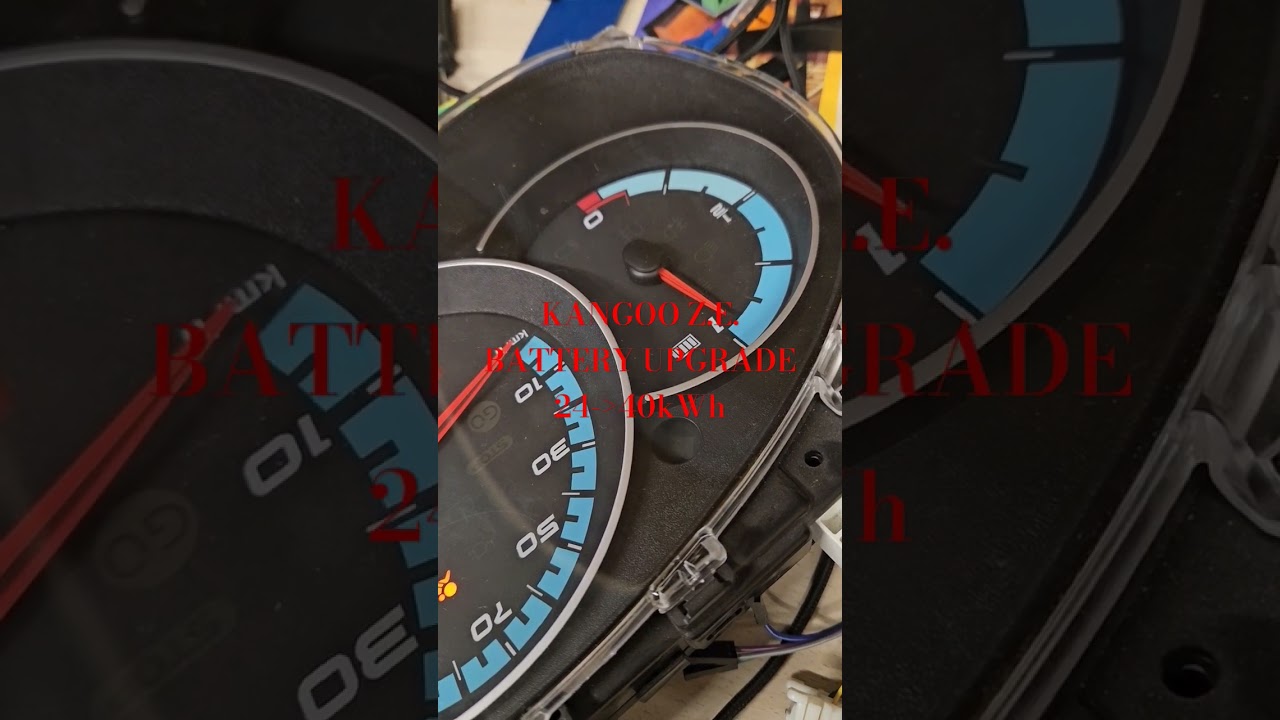 KANGOO Z.E. BATTERY UPGRADE! 24kWh to 40kWh!