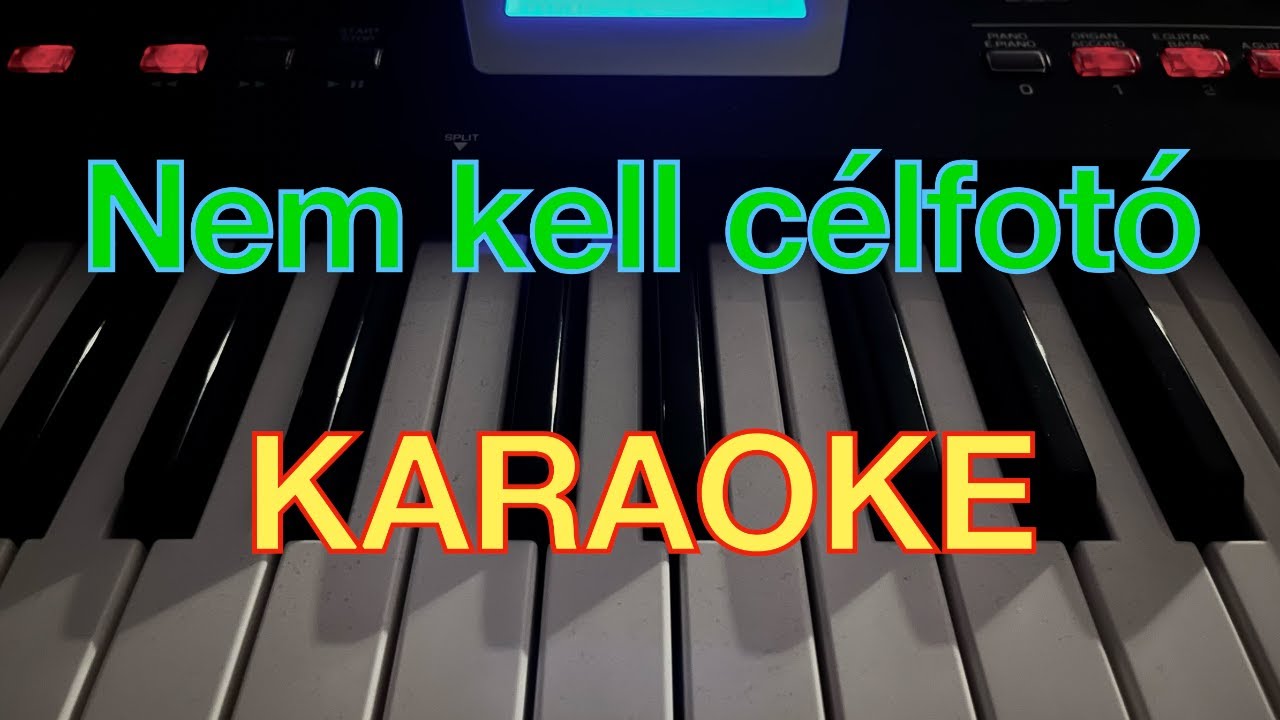 Nem kell célfotó (KARAOKE) - Roland BK-3