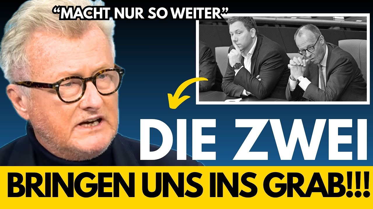 PLÖTZLICH platzt JÖRGES der Kragen❗Live-Abrechnung mit der Merz-Klingbeil-Regierung❗