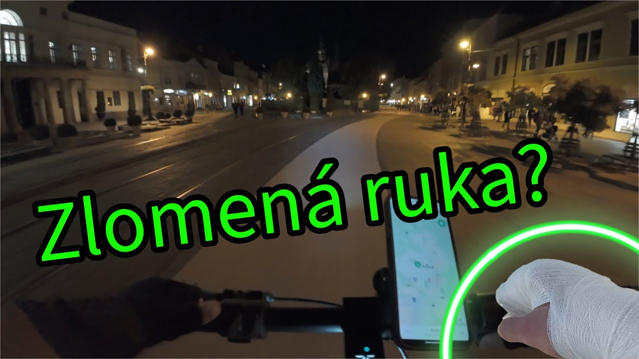 Spadol som z kolobežky pri rozvážaní jedla - Bolt Food