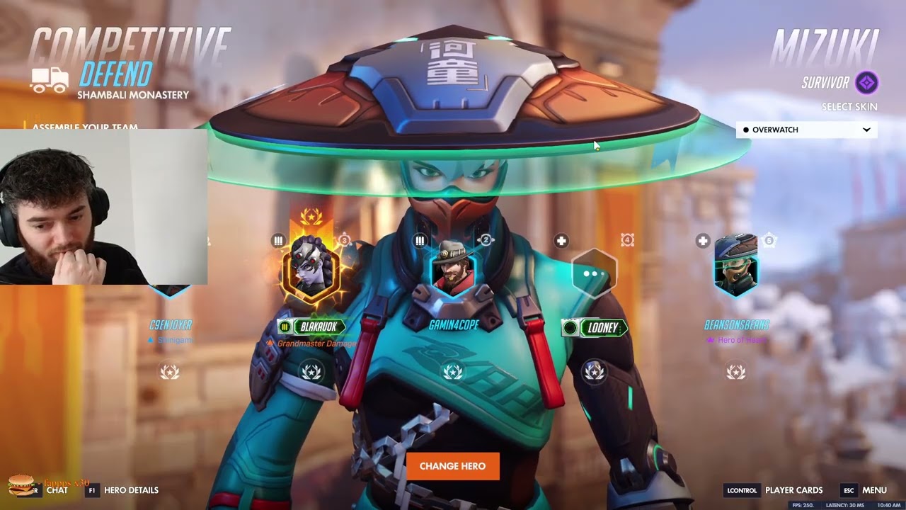 Overwatch Tracking God Dafran Playing New Hero Mizuki