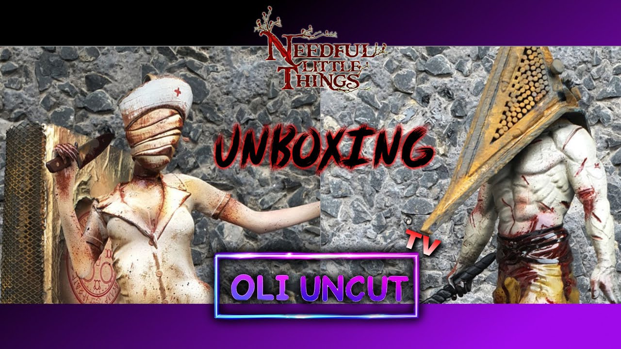 Silent Hill Pyramidehead+Nurse Resin Figures - UNBOXING