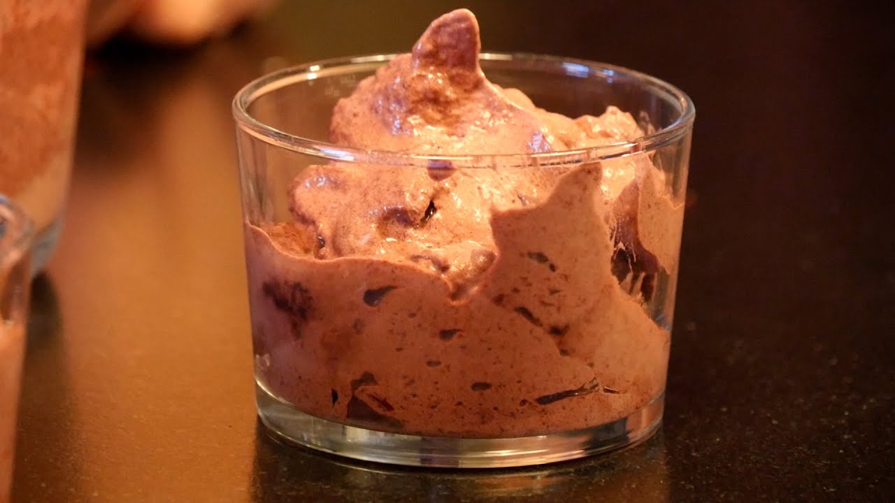 La crème glacée aux mûres