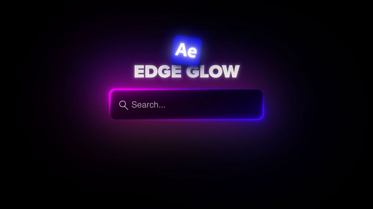 Учебник по эффекту Edge Glow в After Effects #edgeglowaftereffects