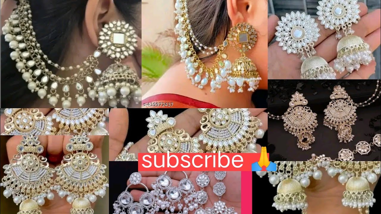 Classy earrings, New branded earrings झुमका मध्ये नवीन डिझाईन चे आय रिंग्स 🎉🎉🙏