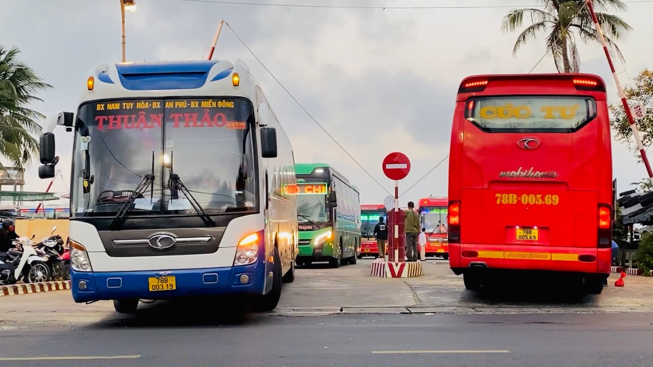[410] BẾN XE NAM TUY HOÀ NHỘN NHỊP SAU TẾT #xekhach #giuongnam #benxemiendong