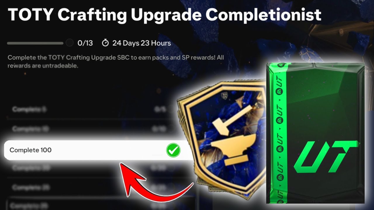 How to GRIND TOTY Crafting Upgrade SBC for FREE! ⚡ Crafting Upgrade Completionist Objectives - FC 25