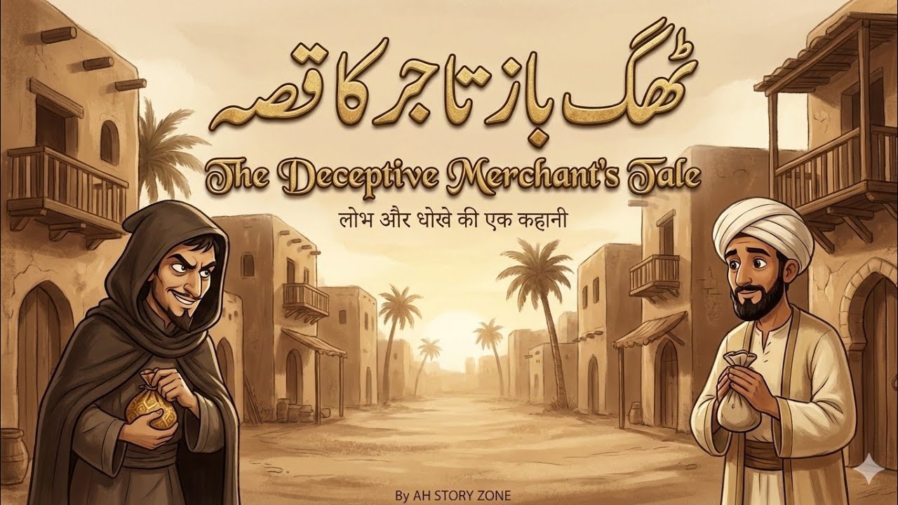 ٹھگ باز تاجر کا قصہ | The Deceptive Merchant's Tale | लोभ और धोखे की कहानी | AH Story Zone