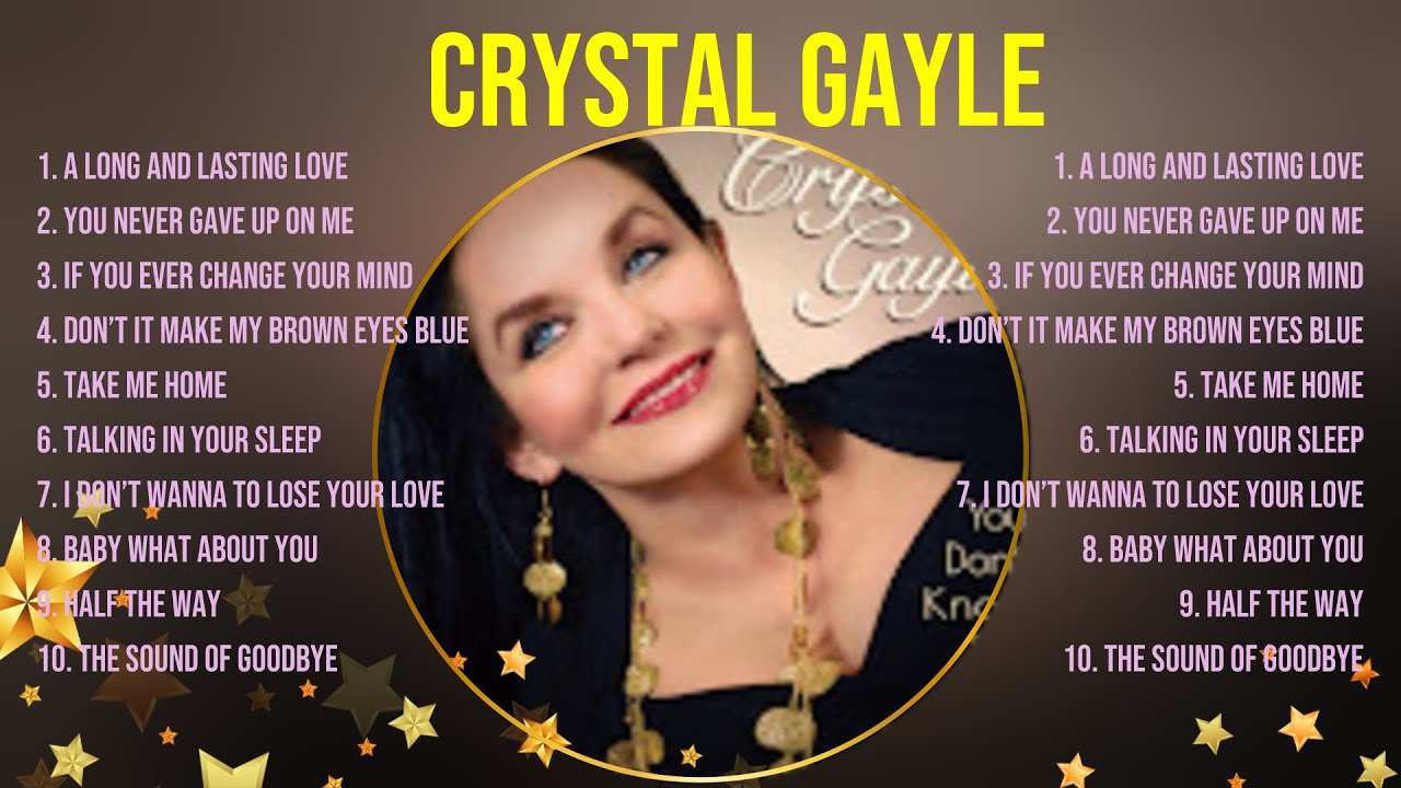 Crystal Gayle Greatest Hits ~ Top 100 Country Artists To Listen in 2023 & 2024