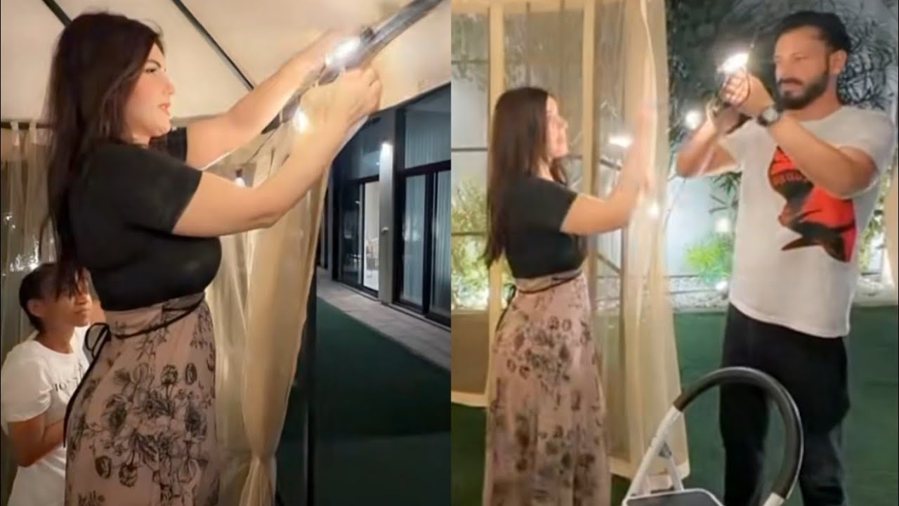 نور وعصام🔥 عم يزينو خيمت رمضان كريم🔥