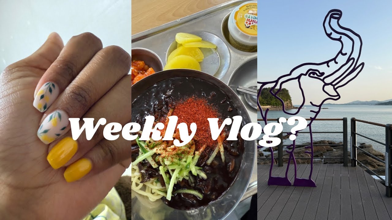 Life in Korea: Contract Worker’s Holiday | Errands | Coupang Packages | Sports Day | Beach Walks | 💜