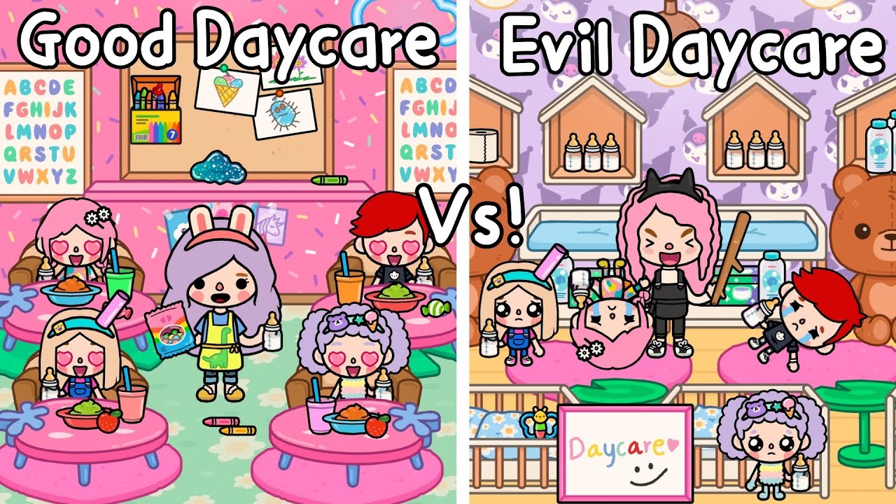 Good Daycare VS Evil Daycare 🍼😈🏫 Sad Story | Toca Life Story 🌎 Toca Boca l Toca Life World