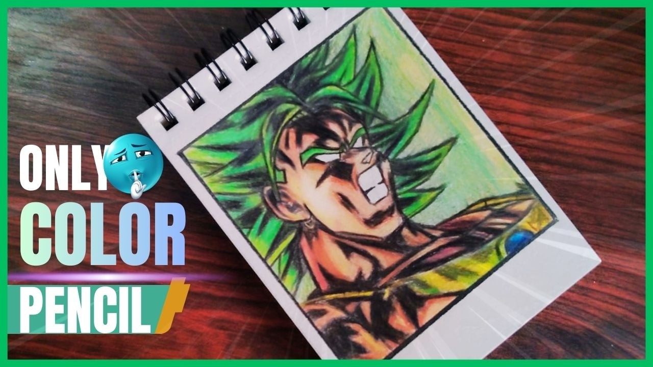 How to Draw Broly Full Power 🔥 | Step by Step Anime Tutorial