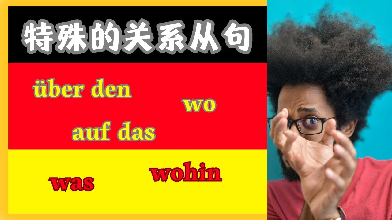 🟢 B1 【德语关系从句】介词+关系代词的从句〡关系副词做引导词〡指代不定代词的关系从句〡关系从句练习