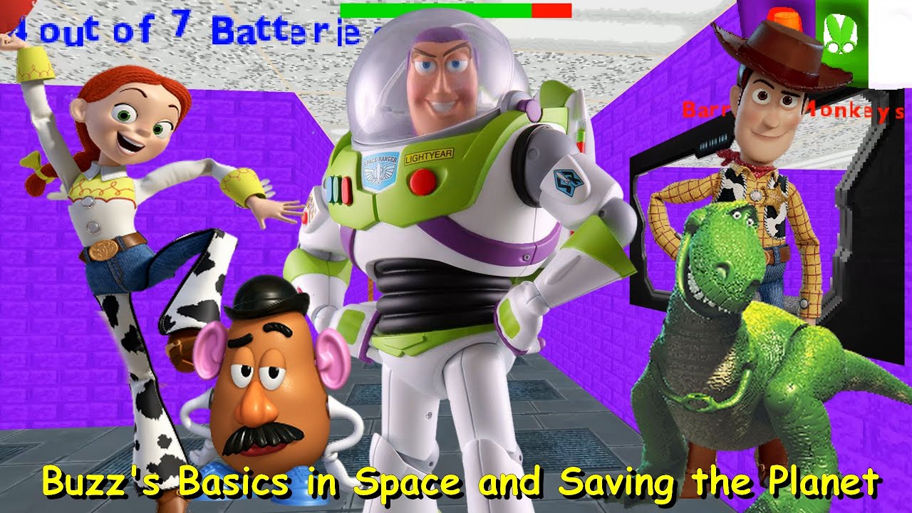 Buzz's Basics in Space and Saving the Planet - Baldi's Basics Mod