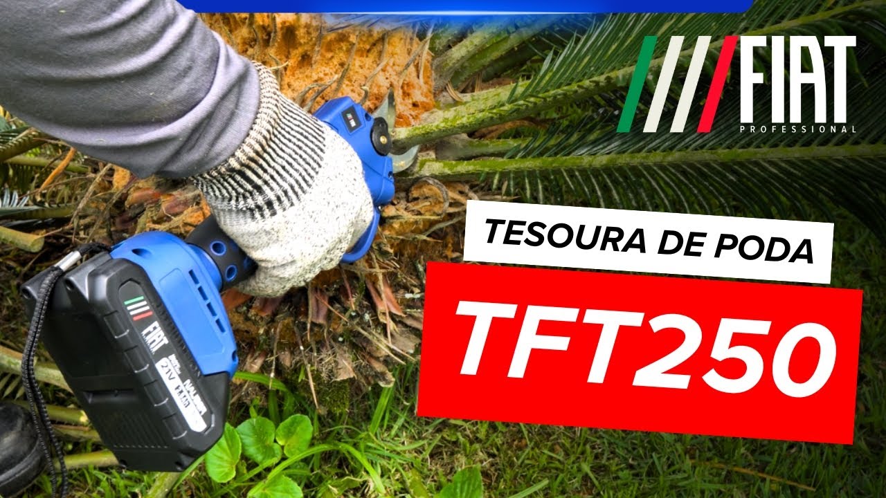 Tesoura de Poda FIAT TFT250 | Potência Sem Fio, Sem Limites!