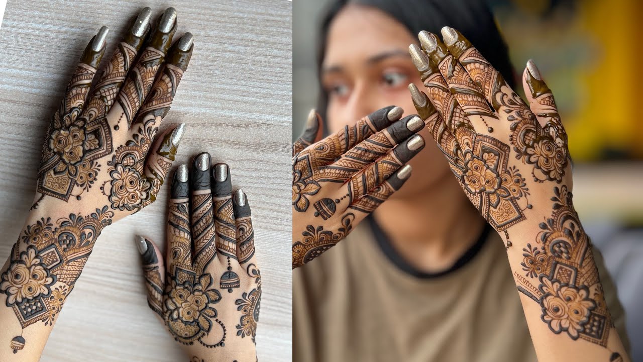 New year henna || Arabic style henna design 😍
