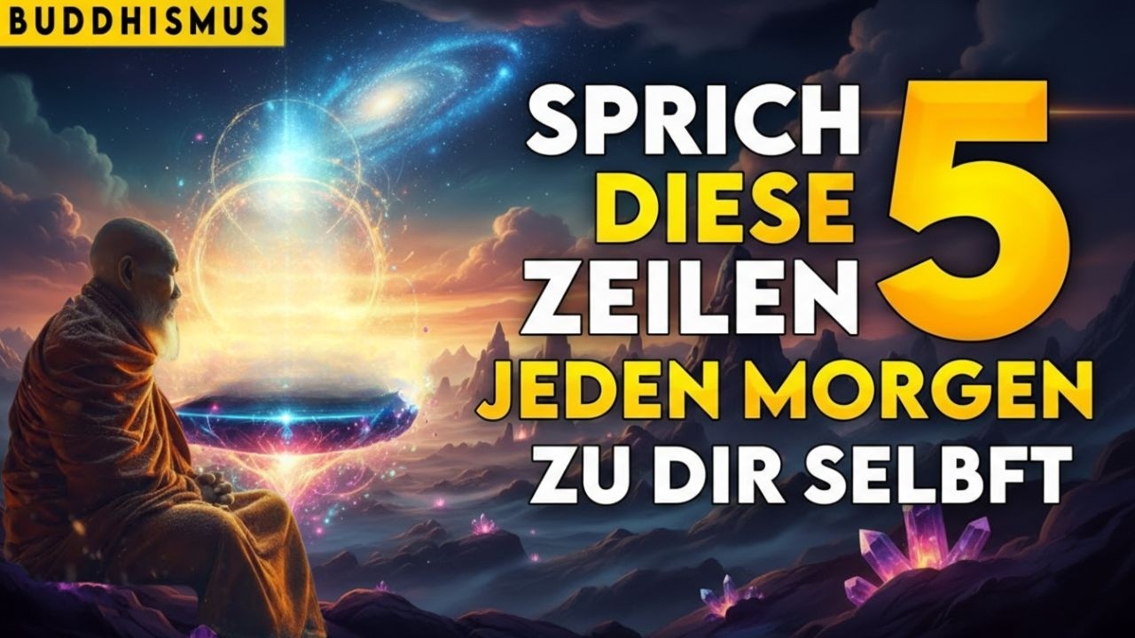 Sprich jeden Morgen 5 Sätze zu dir selbst  Buddhismus | Buddhas Genuss