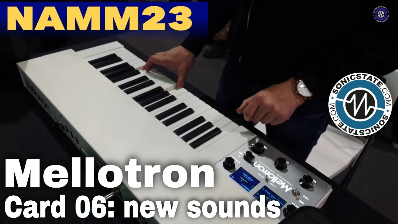 NAMM 2023 - Mellotron - M4000D - New Sounds