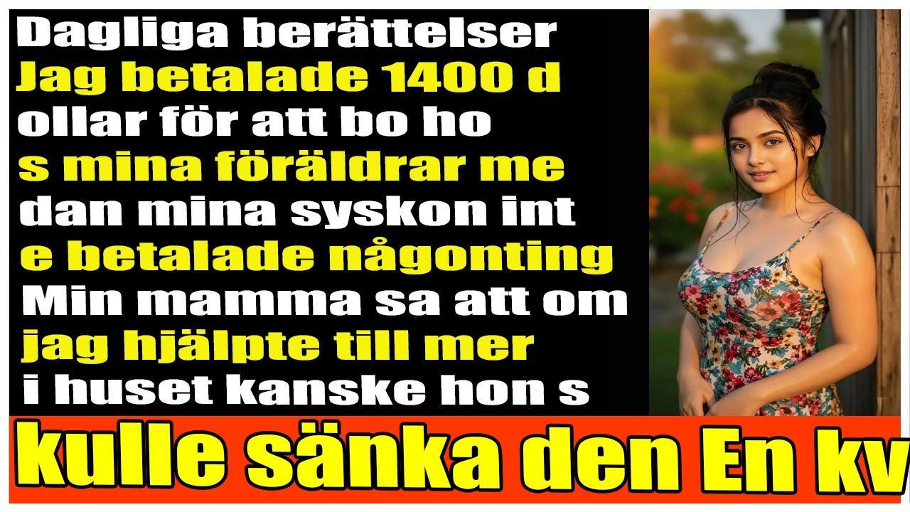 Jag betalade f&ouml;r att bo hemma medan mina syskon bodde gratis