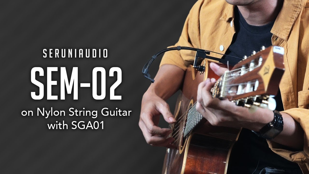How to Mic Acoustic Guitar with SEM-02  (Nylon String) | Sound Sample