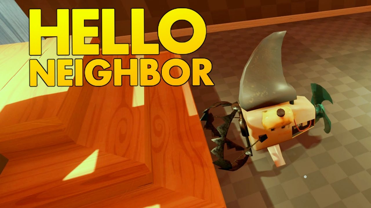 Hello Neighbour - Deleting the Shark Water! - Let's Play Hello Neighbor Gameplay