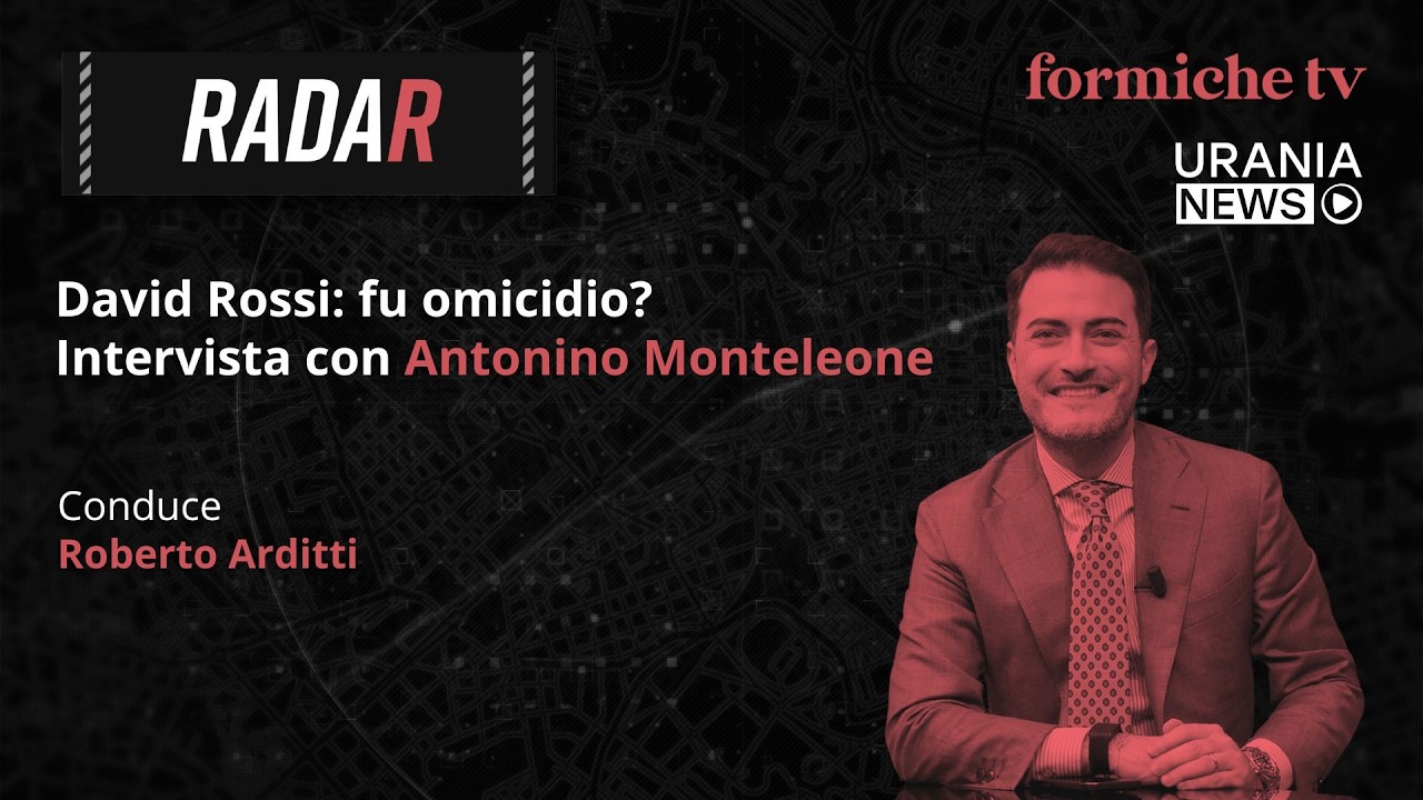 Radar | David Rossi: fu omicidio? Intervista con Antonino Monteleone