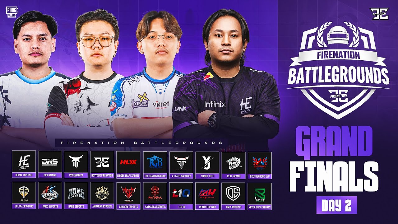 [NP] FIRENATION BATTLEGROUND SEASON 1 | GRAND FINAL | DAY 2 #DRS #HORAA #T2K #HLx