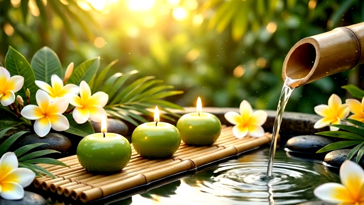 Relaxing Zen Garden Water Fountain 🌿 Calm Music for Stress Relief, Meditation & Deep Relaxation