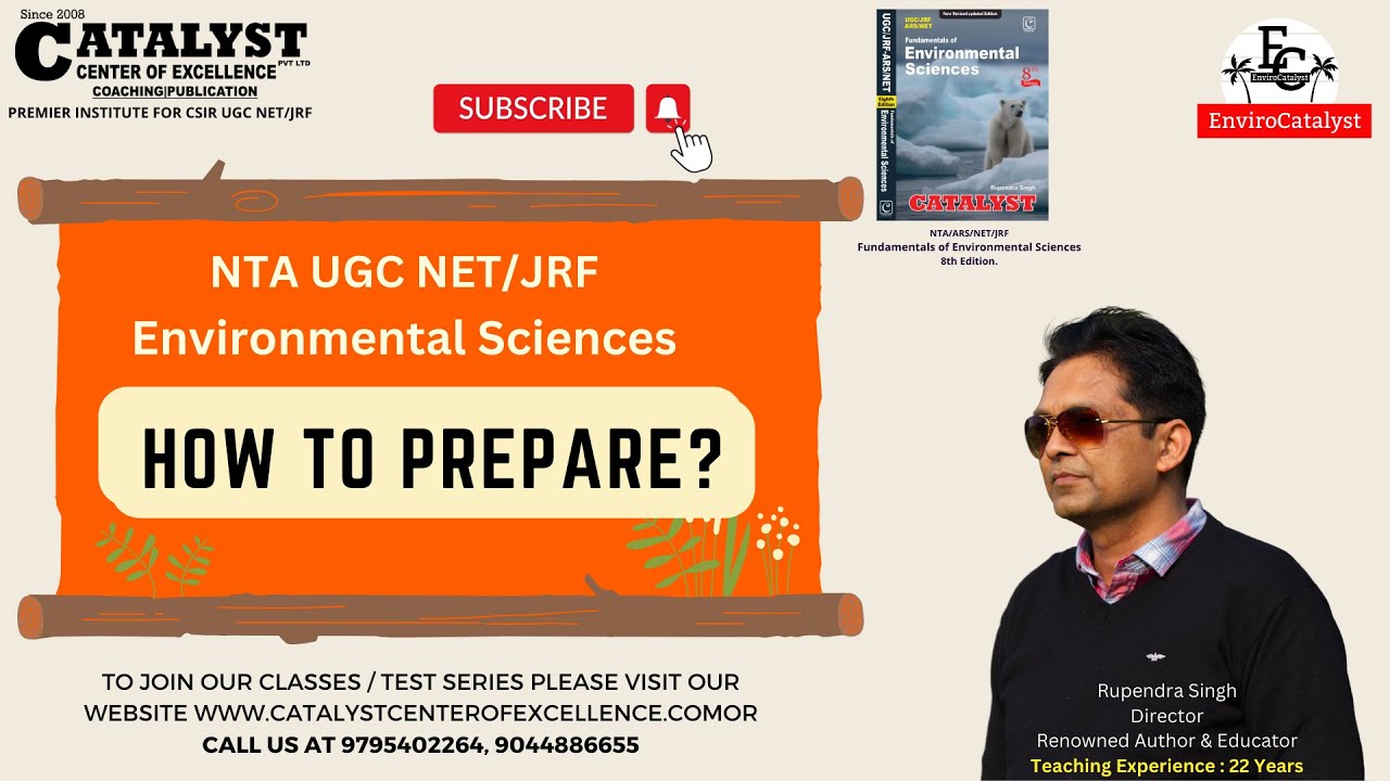 How to prepare for Ugc net Environmental sciences? #ugcnet #jrf
