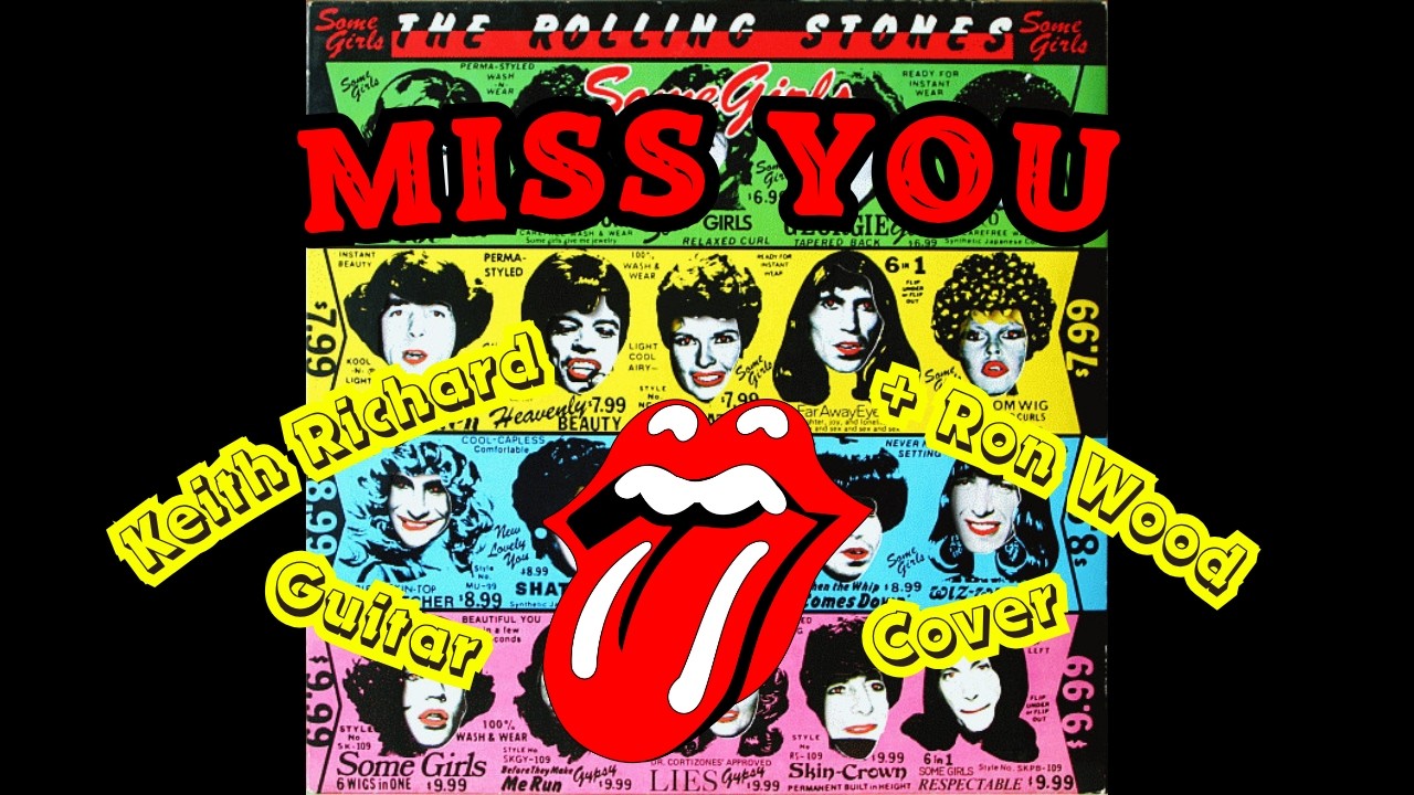 The Rolling Stones - Miss You (Keith Richards & Ron Wood Guitar Cover)