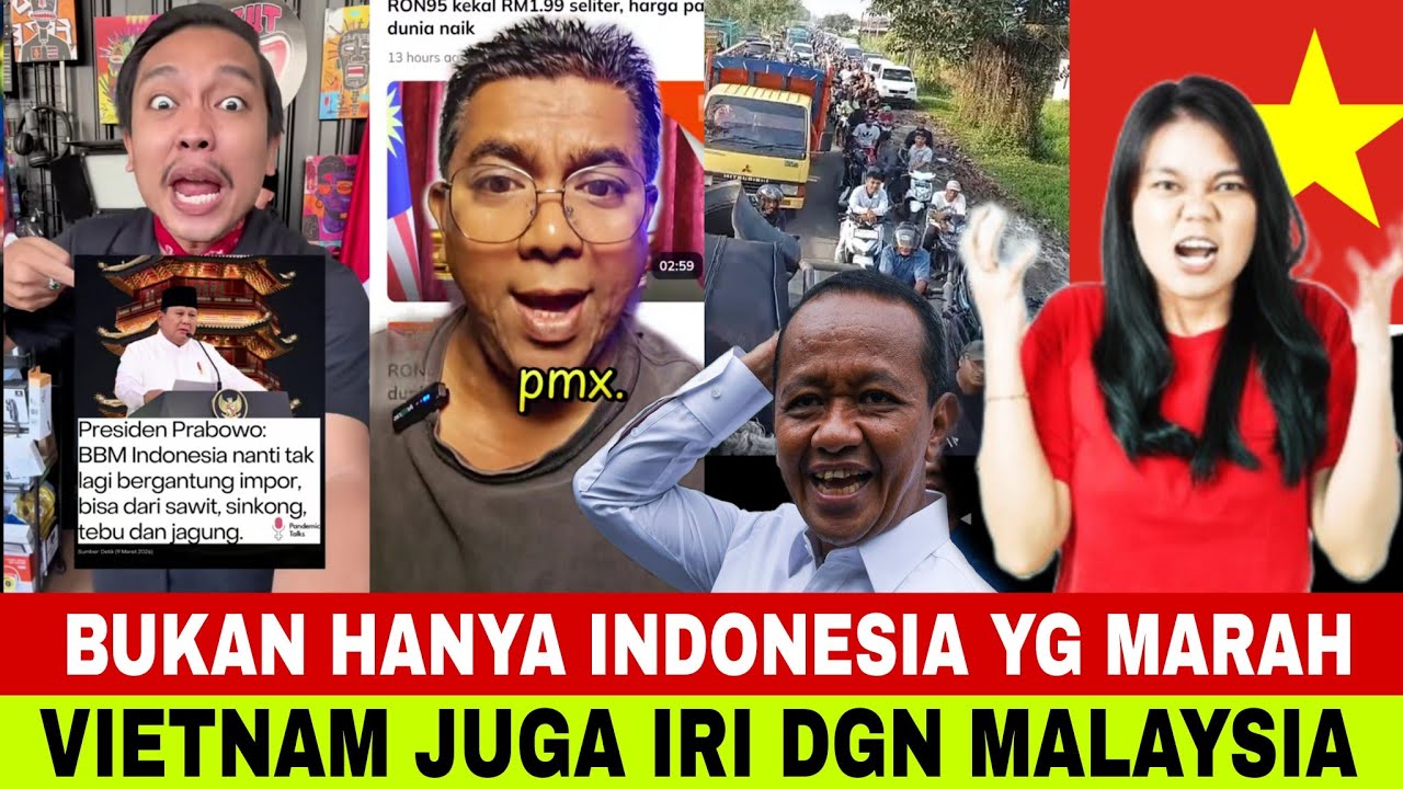 INDONESIA JUGA VIETNAM TAK PUAS HATI DENGAN MALAYSIA⁉️JIRAN LANGKA BBM