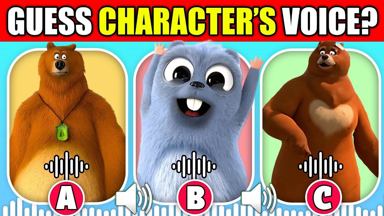 Guess The Voice Quiz ! | Grizzy And The Lemmings | Lemmings, She-Bear, The Forest Ranger, Moose