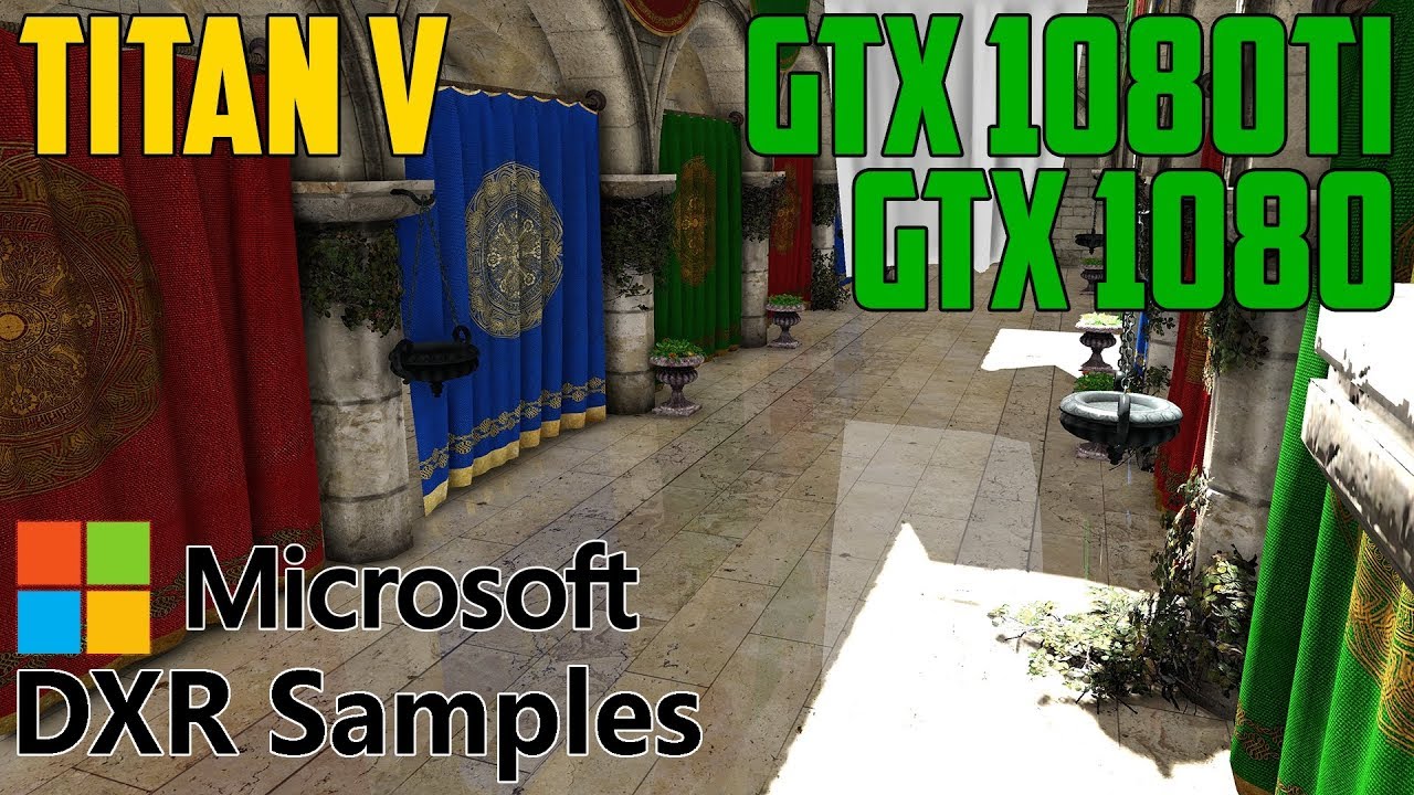 DirectX Raytracing Fallback Layer Performance Preview v2 - NVIDIA TITAN V | GTX 1080 Ti | GTX 1080