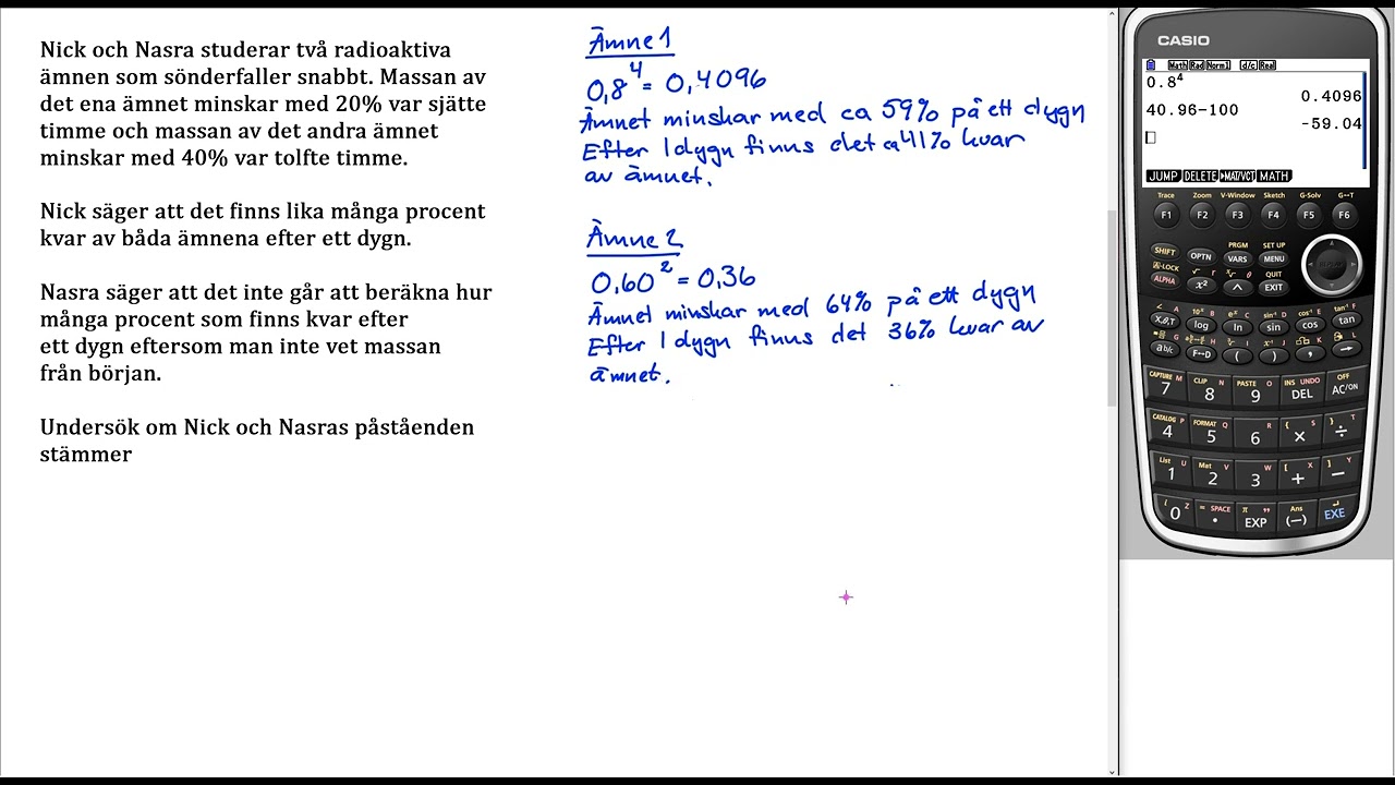 Matematik 5000+ 1c Uppgift 42 Blandade övningar 1 för reviderad ämnesplan 2021