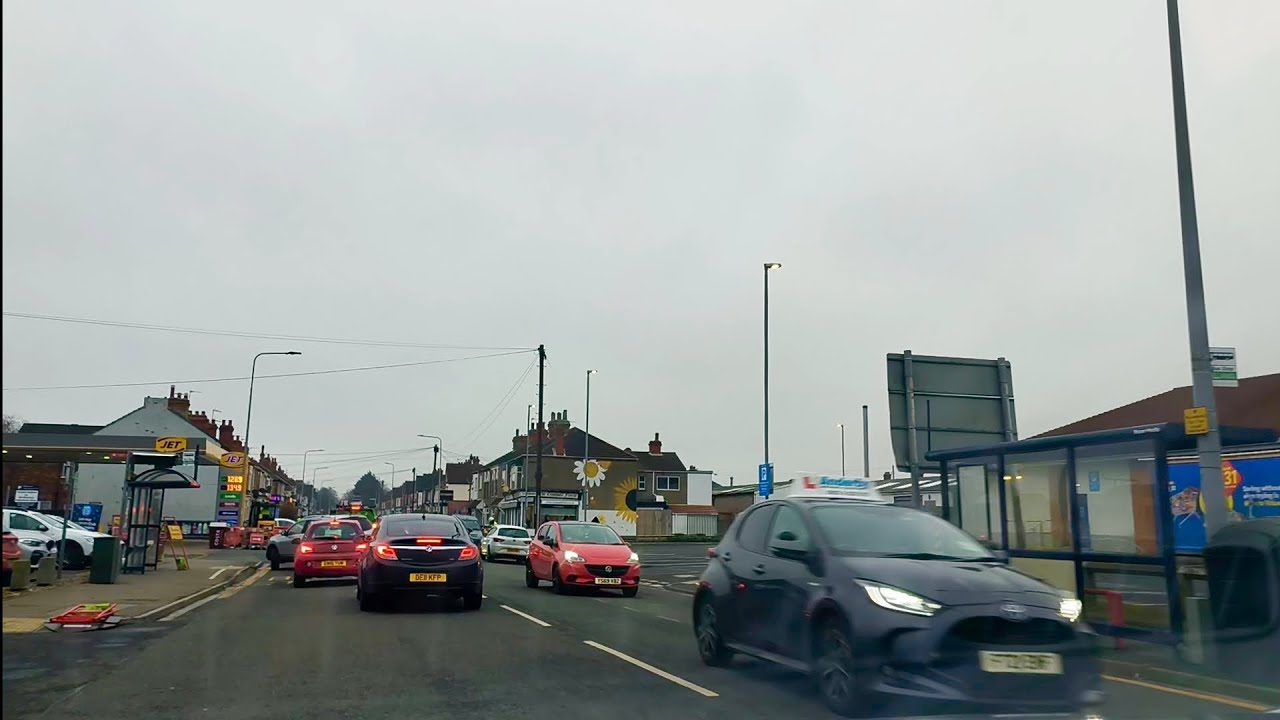 A QUIET DRIVE AROUND GRIMSBY #traffic#roads#uk#driving#vlog#pov