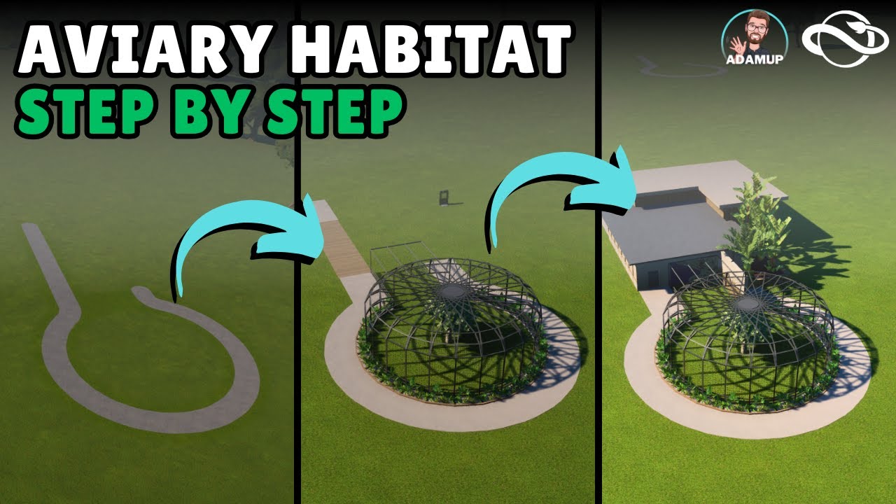 Planet Zoo: A Step By Step Tutorial In Real Time For Aviary Habitats