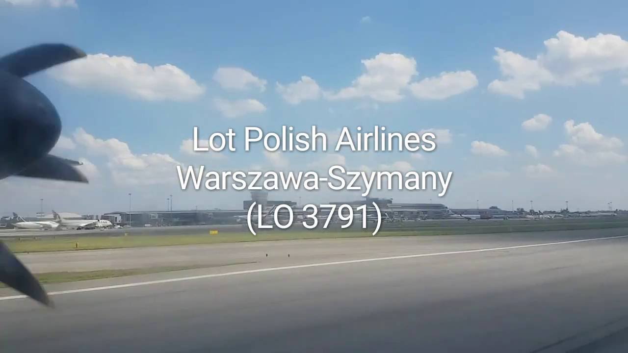 Lot Polish Airlines flight LO 3791 Warsaw - Szymany
