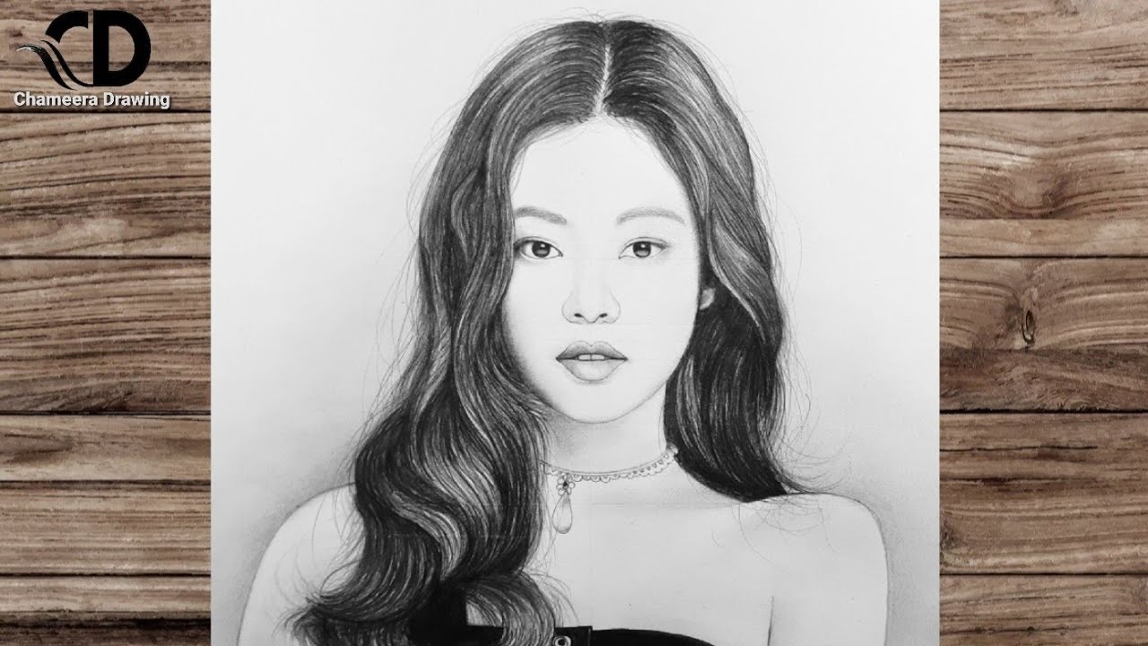 How to draw a cute girl 
