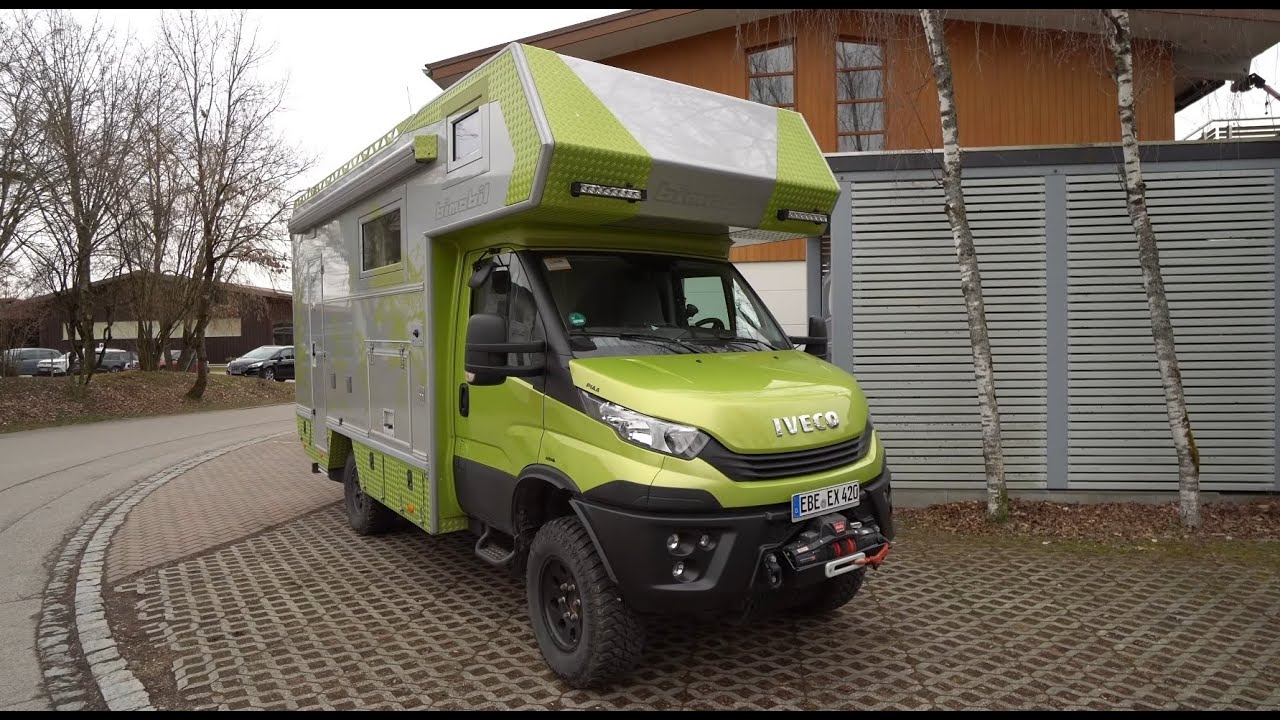 Hunde-Expeditions-Wohnmobil: Bimobil EX 420 Iveco Daily 4x4 Roomtour komplette Roomtour Offroad