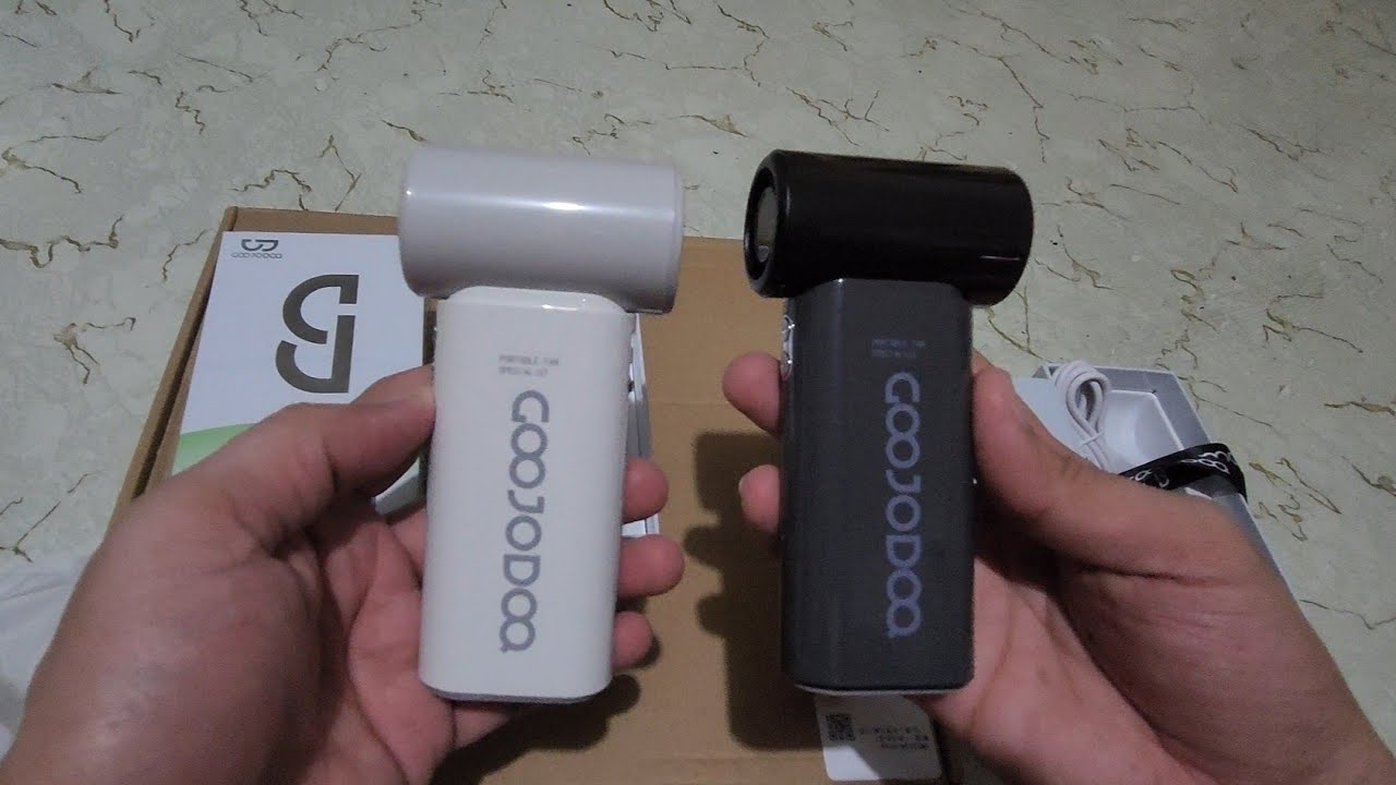UNBOXING! GOOJODOQ 4000mAh High-speed Mini Fan Portable Fan