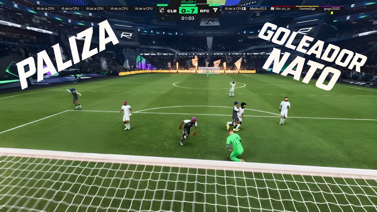 Se me desconecta el mando en medio partido y sale mal | FC26 Rush | Jogo bonito 